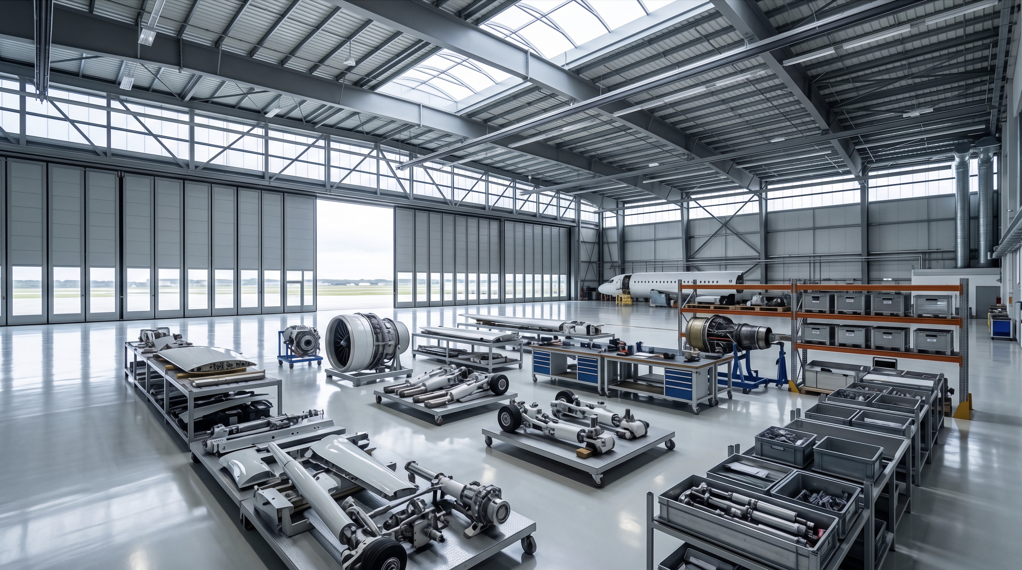 Aerospace hangar facility